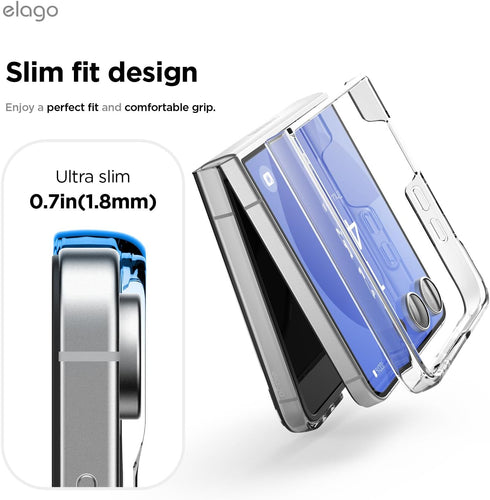 elago Samsung Galaxy Z Flip 7 Case Magnetic Clear